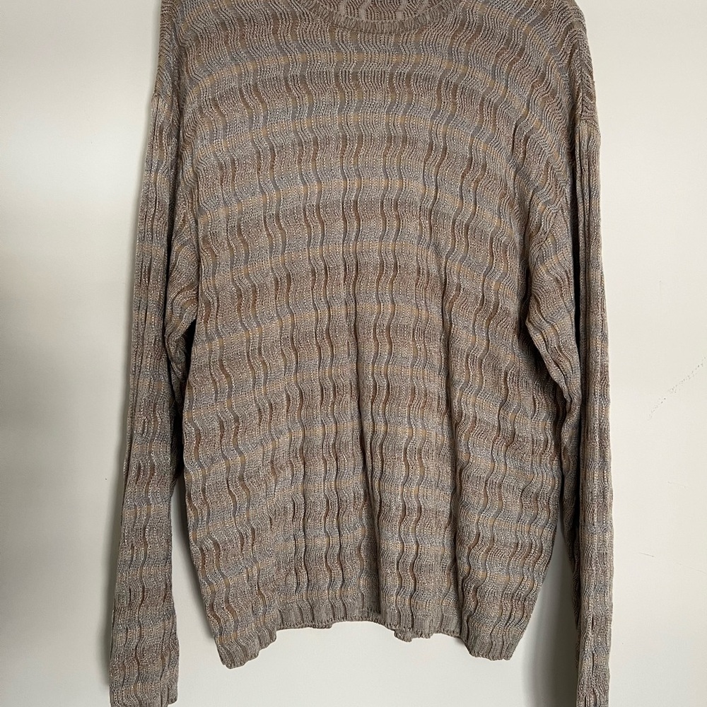 Oversized cable knit sweater